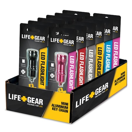 LIFE+GEAR Glow 8 lm Assorted LED Flashlight LR41 Battery 41-3944
